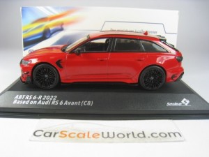 ABT RS6-R 2022 (AUDI RS6) 1/43 SOLIDO (MISANO RED)