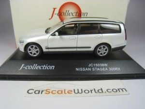 NISSAN STAGEA 300RX 1/43 J-COLLECTION (WHITE)