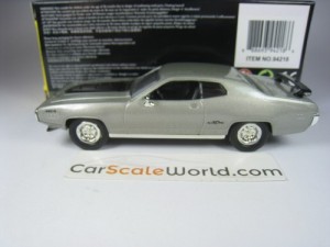 PLYMOUTH GTX 1971 1/43 YAT MING - ROAD SIGNATURE (SILVER)