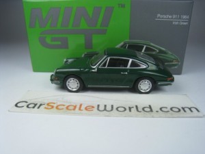 PORSCHE 911 1964 1/64 MINI GT (GREEN)
