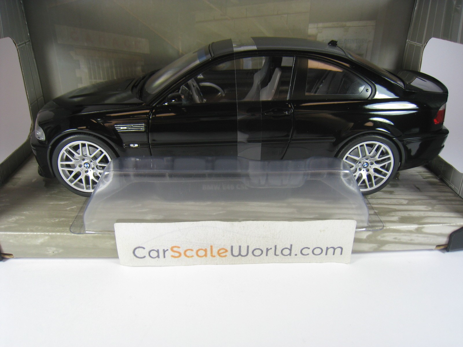 BMW M3 E46 Coupe 2003 Black Solido S1806506 - Miniatures Autos Motos
