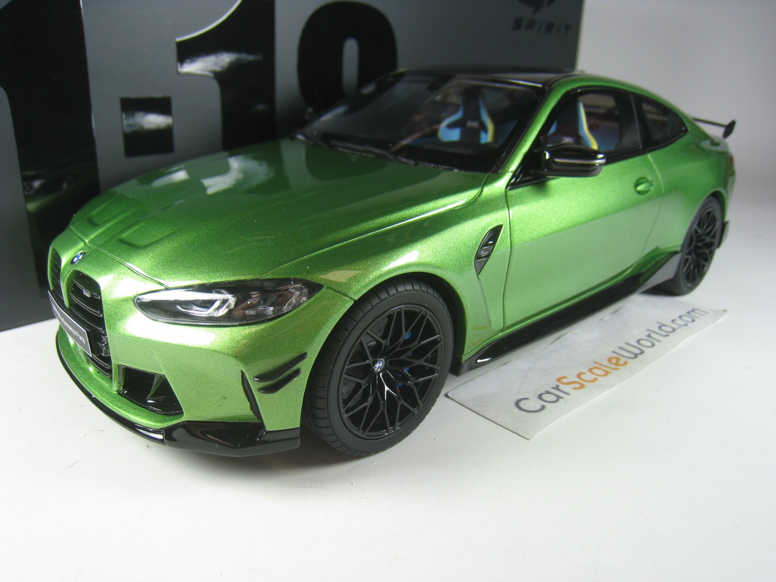 Voiture Miniature BMW M4 (G82) Competition M Performance Java Green 1/18 -  GT367 GT SPIRIT