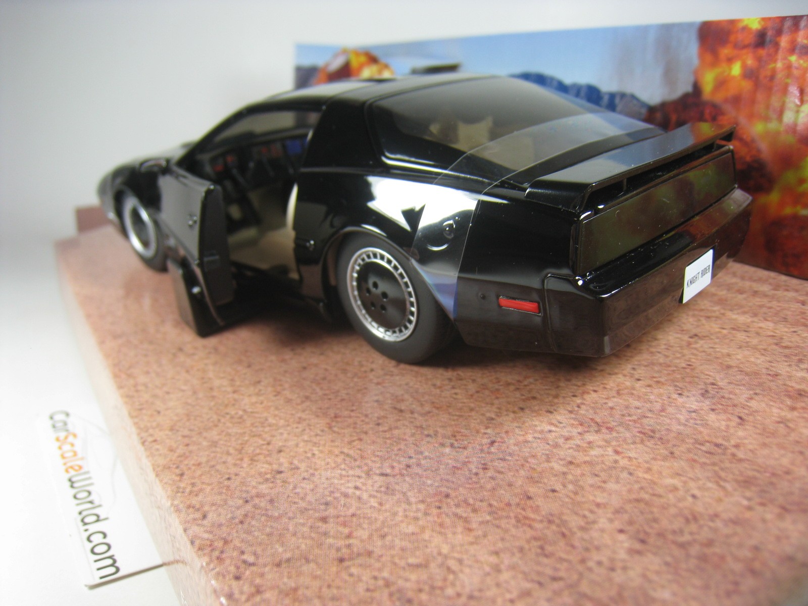 Coche de colección K.I.T.T El coche Fantástico 1/24 (Knight Rider