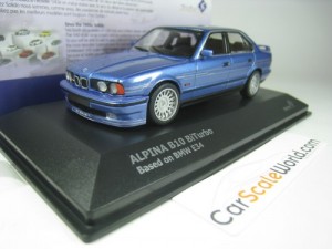 ALPINA B10 BITURBO - BMW 5 SERIES E34 1/43 SOLIDO (ALPINA BLUE)