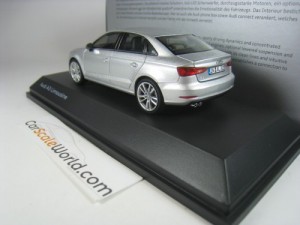 AUDI A3 LIMOUSINE 1/43 HERPA (ICE SILVER)