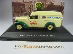 FIAT 1100 ELR GALBANI 1951 1/43 DEAGOSTINI