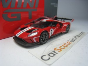 FORD GT MKII #013 1/64 MINI GT (ROSSO ALPHA)
