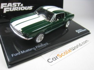 FORD MUSTANG FASTBACK FAST AND FURIOUS 1/43 IXO ALTAYA (GREEN)