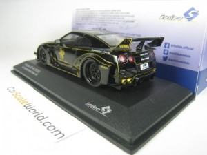 LB WORKS NISSAN GT-R R35 JOHN PLAYER SPECIAL 1/43 SOLIDO (BLACK/GOLD)