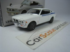MITSUBISHI GALANT GTO 2000 GSR 1973 1/64 TOMICA LIMITED VINTAGE NEO (WHITE)