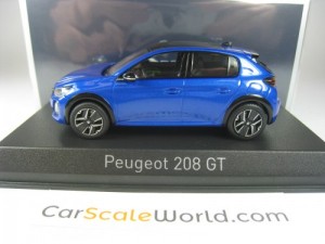 PEUGEOT 208 GT 2024 1/43 NOREV (VERTIGO BLUE)