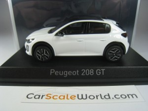 PEUGEOT 208 GT 2024 1/43 NOREV (BIANCA WHITE)