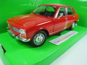 PEUGEOT 504 1975 1/24 WELLY (RED)