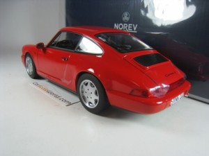 PORSCHE 911 CARRERA 2 1990 (964) 1/18 NOREV (RED)