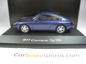 PORSCHE 911 CARRERA (996) 1/43 SCHUCO (BLUE)