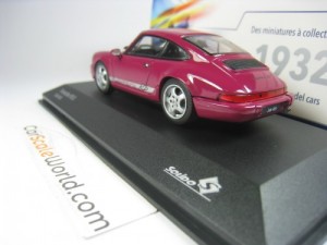 PORSCHE 911 CARRERA RS (964) 1992 1/43 SOLIDO (RUBYSTONE RED)