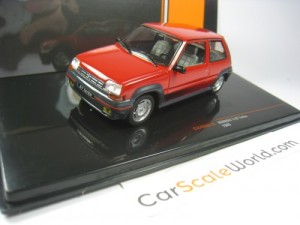 RENAULT 5 GT TURBO 1985 PHASE 1 - SUPERCINCO GT TURBO 1/43 IXO (RED)
