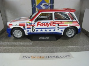 RENAULT 5 MAXI TURBO RALLY CROSS 1987 G. ROUSSEL 1/18 SOLIDO