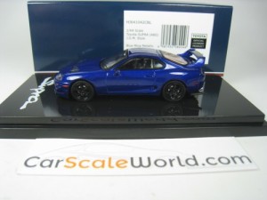 TOYOTA SUPRA (A80) TUNED JDM STYLE 1/64 HOBBY JAPAN (BLUE MICA)
