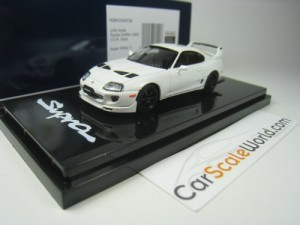 TOYOTA SUPRA (A80) TUNED JDM STYLE 1/64 HOBBY JAPAN (SUPER WHITEII)